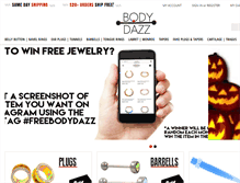 Tablet Screenshot of bodydazz.com